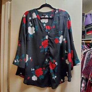 3/4 sleeve blouse
